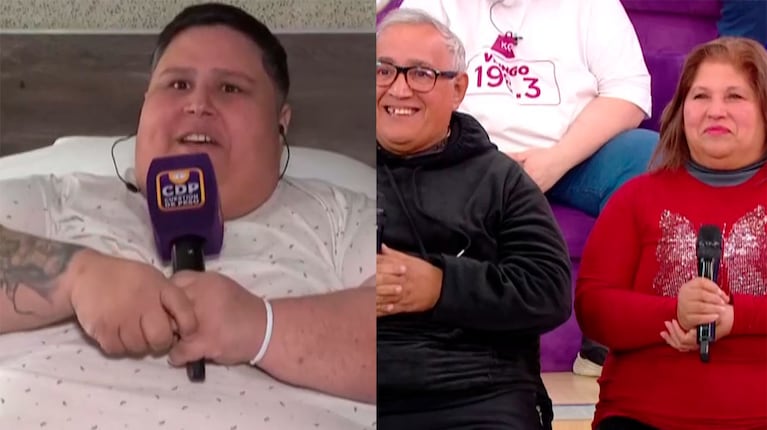 Cristian Fredes volvió a ponerse de pie a poco de su rescate por el equipo de Cuestión de Peso