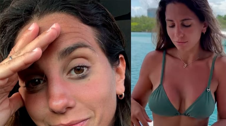 Terror en el mar: Cinthia Fernández estaba en la playa y apareció un tiburón