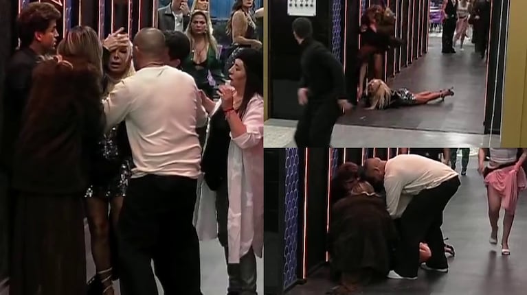 Tremendo golpe en Gran Hermano: Yanina Zilli se cayó en vivo y tuvo que ser atendida por los médicos