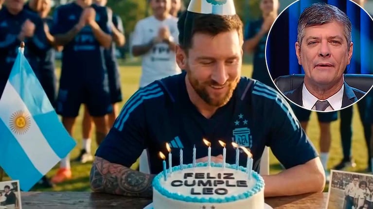 El emocionante homenaje de Mario Pergolini a Lionel Messi en su cumpleaños