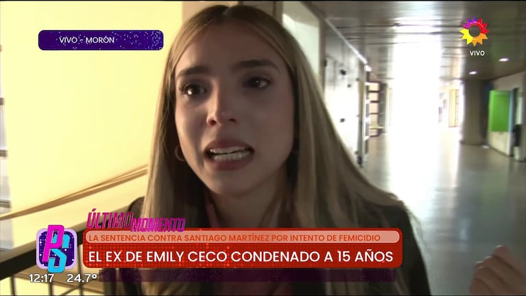 Santiago Martínez fue condenado a 15 años tras la denuncia de Emily Ceco: “Se hizo justicia”