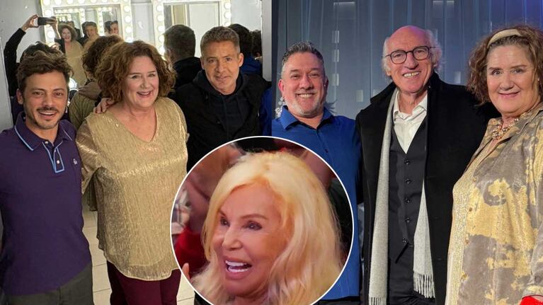 Adrián Suar, Susana Giménez y Carlos Bianchi fueron a ver Una Navidad de M…