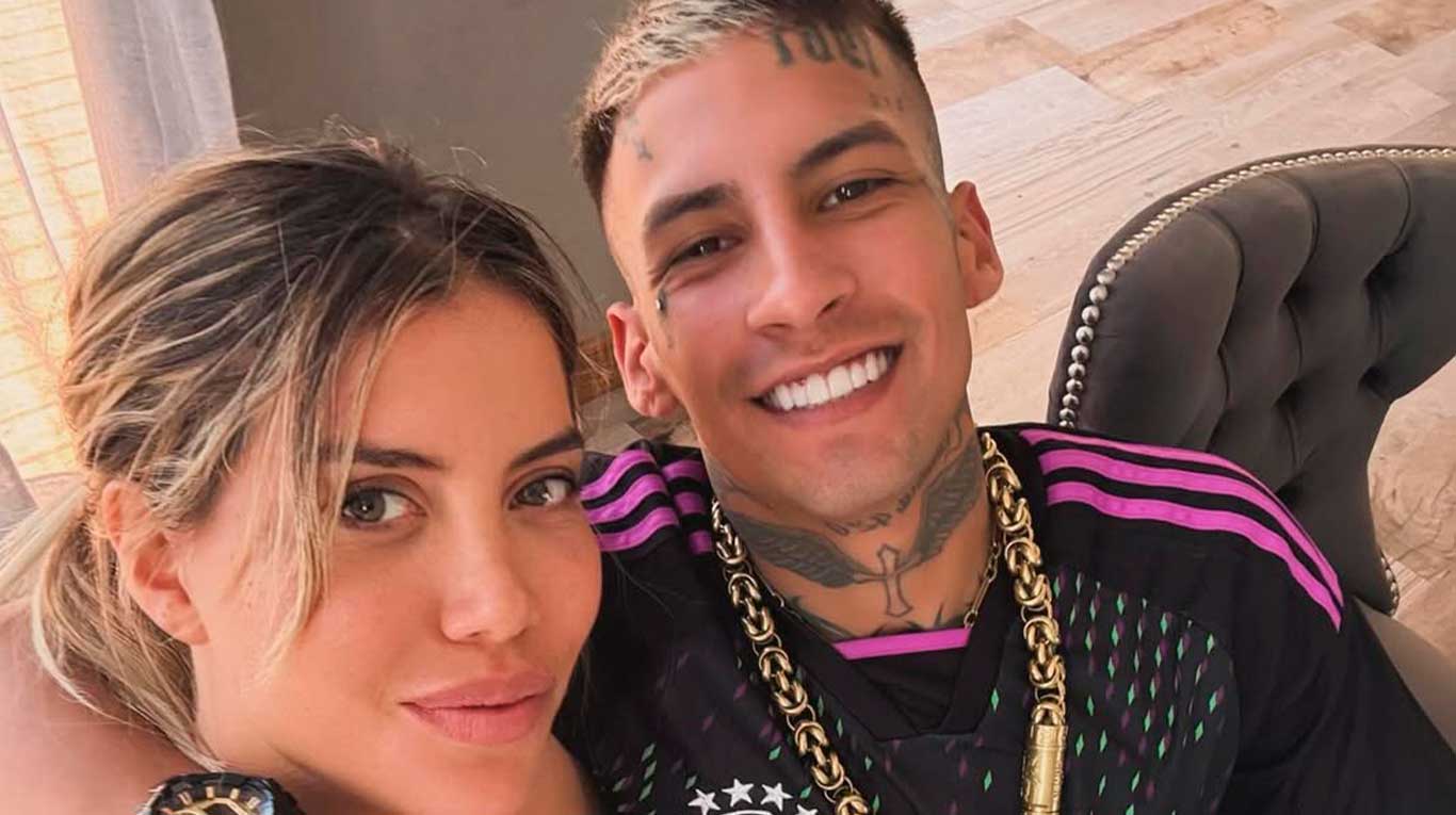 Wanda Nara y L-Gante otra vez juntos en una reunión privada