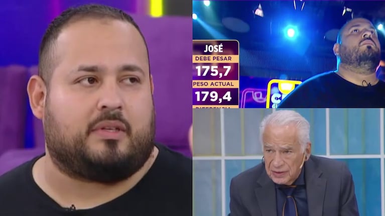 La tristeza de José tras quedar eliminado de Cuestión de Peso