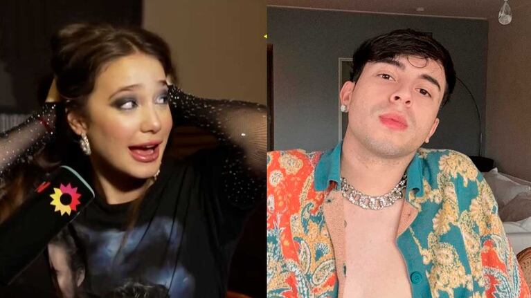 La pícara advertencia de Ángela Torres a Rusherking: “Lo mato”