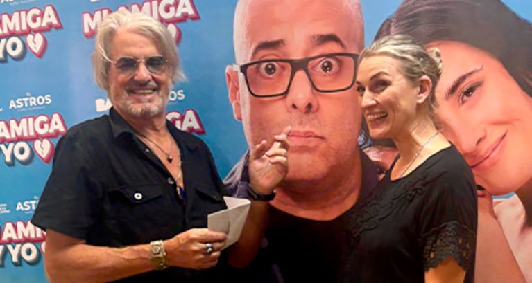 Roberto Pettinato y su novia apoyaron a Sebastián Presta y Flor Torrente en el reestreno de Mi amiga y yo
