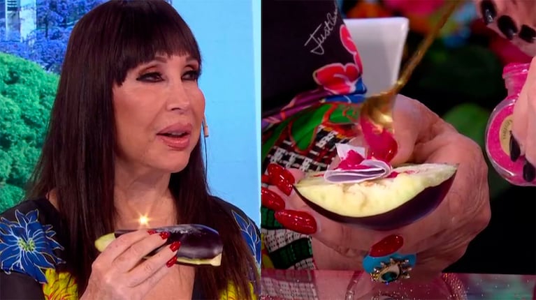 Moria Casán mostró cómo limpiar las energías de la casa con el ritual de la berenjena