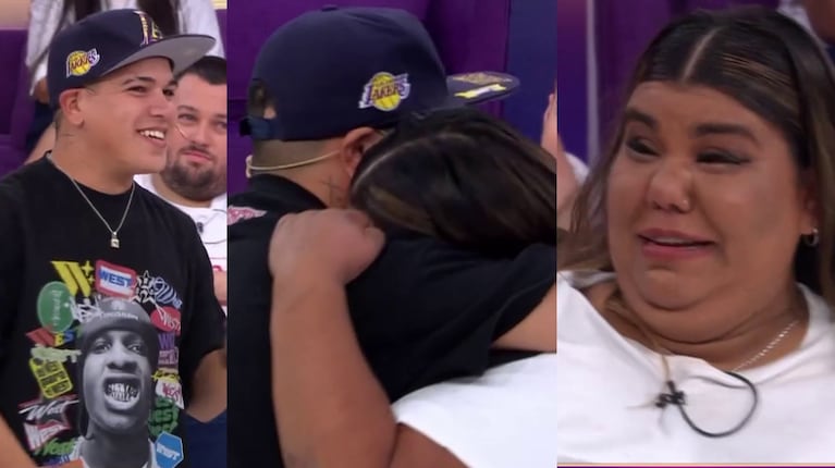 Cuestión de Peso: Camilota rompió en llanto con la sorpresiva visita de Thiago Medina y conmovió a todos