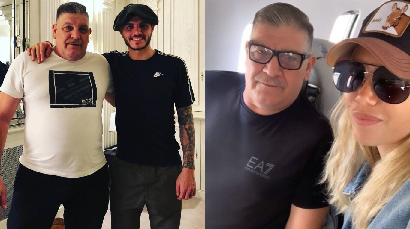 El encuentro de las hijas de Wanda Nara con el papá de Mauro Icardi