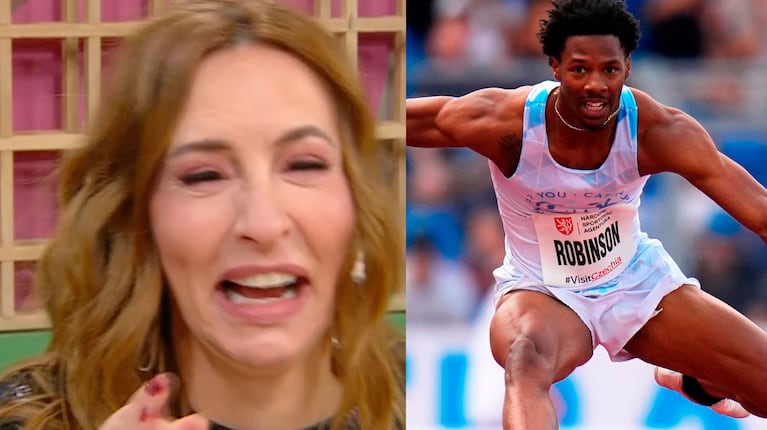 Analía Franchín hizo zarpados comentarios sobre Chris Robinson, el atleta al que se le rompió el pantalón