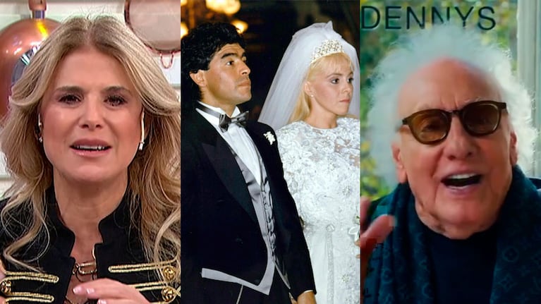 Flavia Palmiero recordó su participación en la boda de Diego Maradona y Claudia Villafañe y el rol de Guillermo Coppola