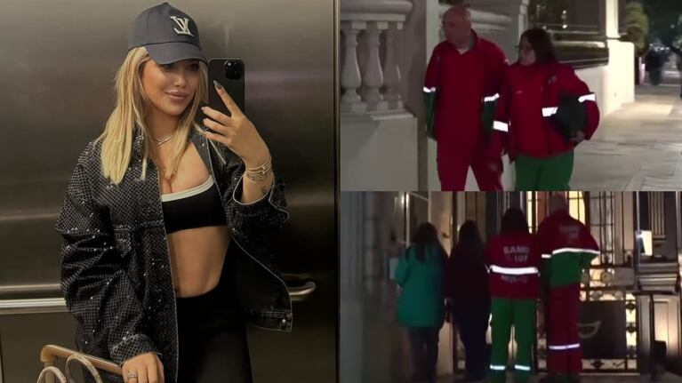El SAME llegó al Chateau Libertador y aumenta la tensión entre Wanda Nara y Mauro Icardi por sus hijas