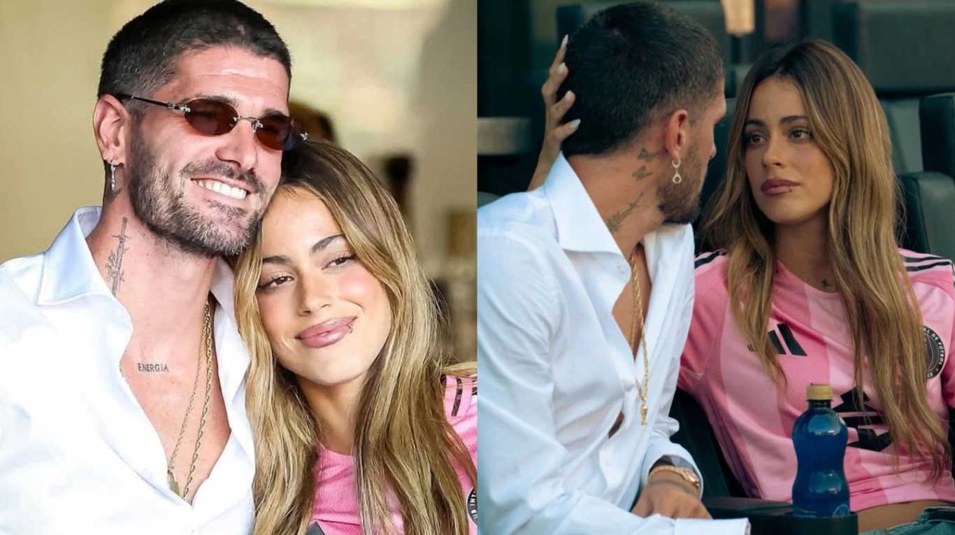 Tini Stoessel, a los arrumacos con Rodrigo de Paul en Miami