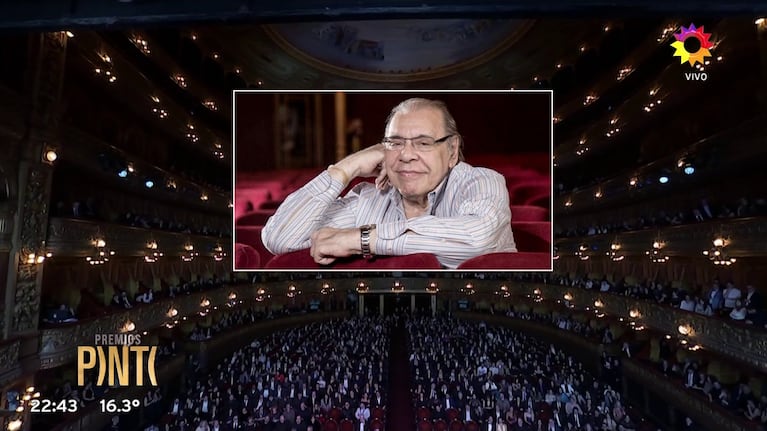 El emotivo homenaje a Enrique Pinti en los Premios Pinti: Rada cantó y el Teatro Colón estalló en un aplauso inolvidable