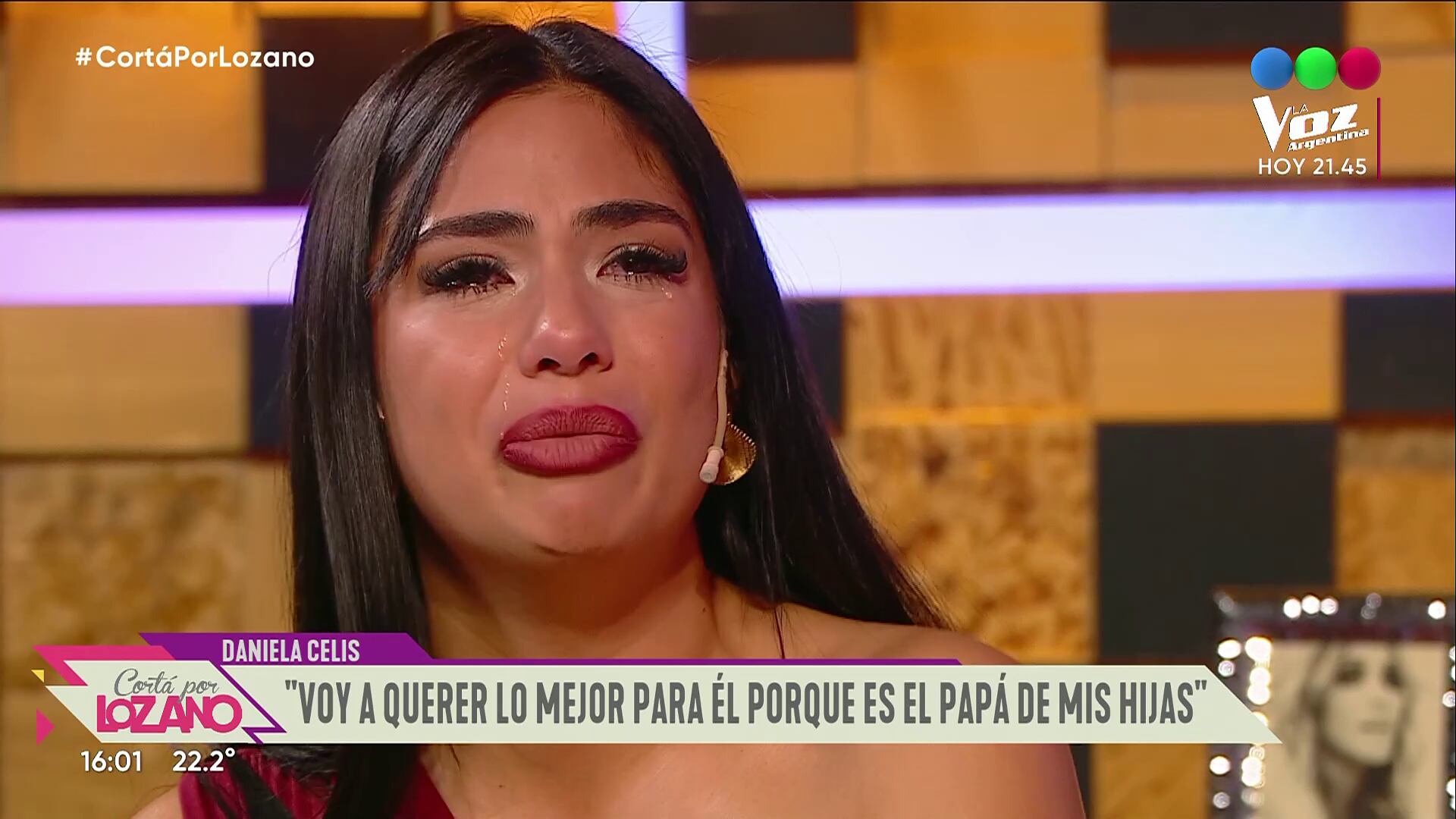 Daniela Celis volvió a llorar tras la traición de Thiago Medina