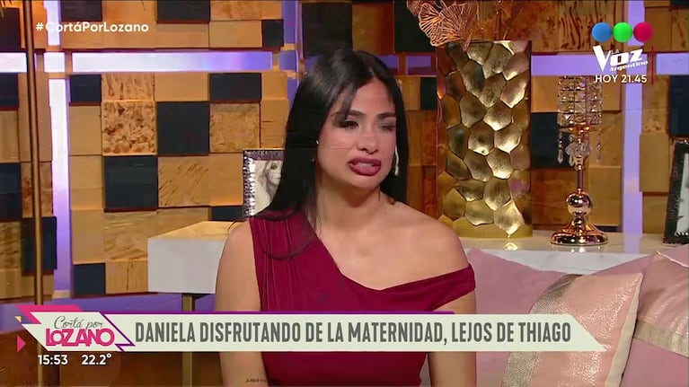 Daniela Celis dijo que Thiago Medina la traicionó y volvió a llorar en vivo: “No quiero que mis hijas...”