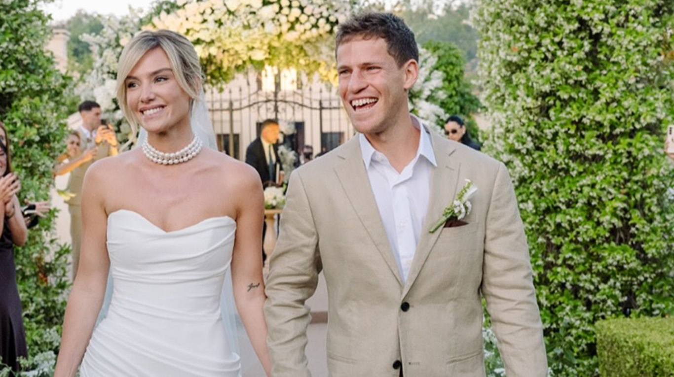 Las fotos del soñado casamiento de Peque Schwartzman y Euge de Martino
