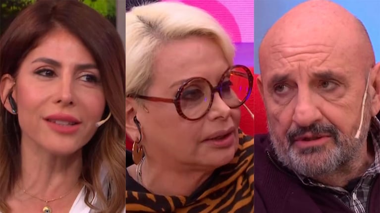 La reacción del Puma Goity cuando Majo Martino le dijo que Carmen Barbieri se calentó con su voz