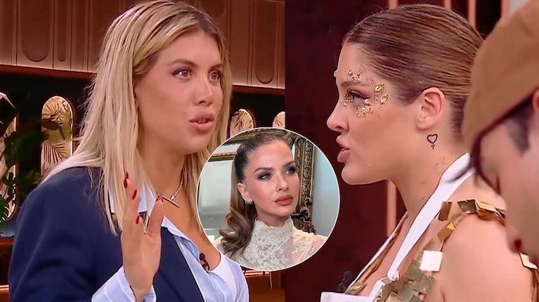 Wanda Nara le hizo un tremendo reclamo a La Reini por la China Suárez en MasterChef