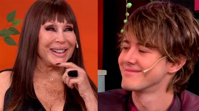 “Vamos por detrás”: la frase de Dante Ortega que sorprendió a Moria Casán en vivo