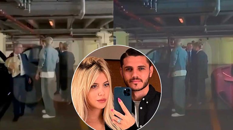 Gritos en la sala, sonrisas en el garage: la escena ambigua entre Wanda Nara y Mauro Icardi