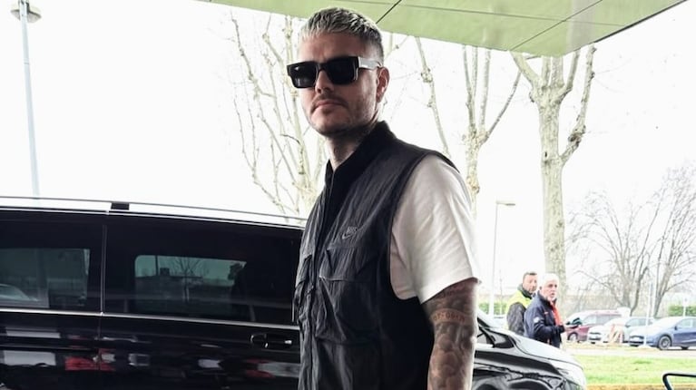 Cómo fueron las primeras horas de Mauro Icardi con sus hijas tras el escándalo con Wanda Nara