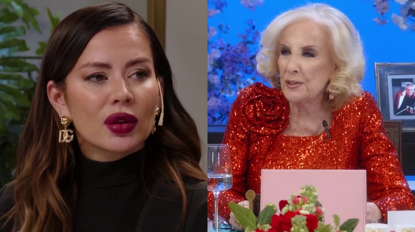 Karina Jelinek le confesó a Mirtha Legrand por qué evita ir a programas de televisión