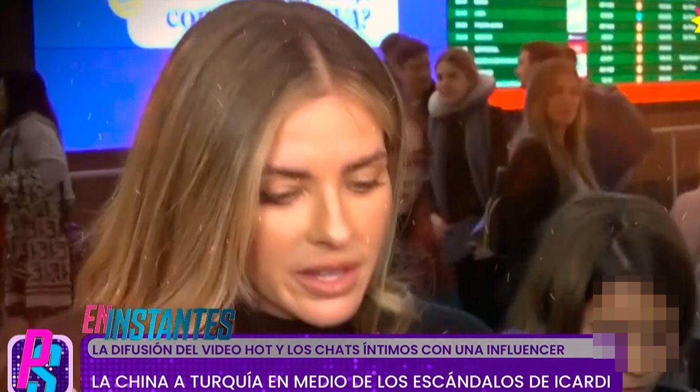 Qué dijo la China Suárez del video íntimo de Mauro Icardi