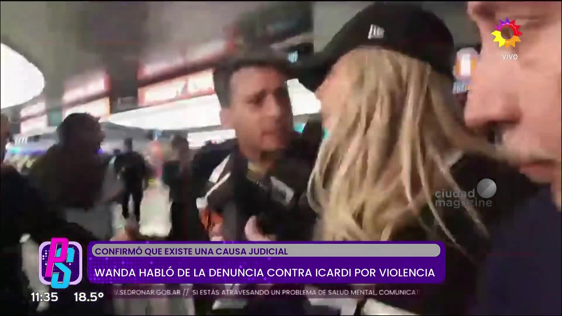 Wanda Nara eludió aclarar su comparación con Julieta Prandi