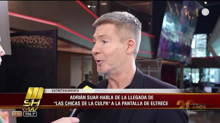 Adrián Suar habló del éxito de las series Envidiosa e Hija del Fuego y el estreno de Las Chicas de la Culpa