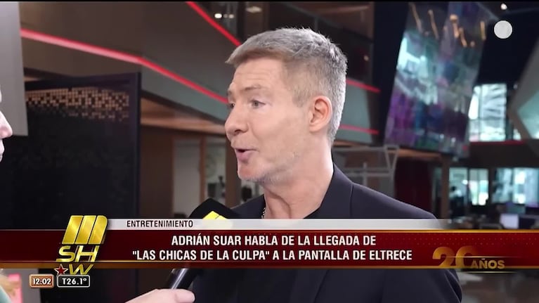 Adrián Suar habló del éxito de las series Envidiosa e Hija del Fuego y el estreno de Las Chicas de la Culpa