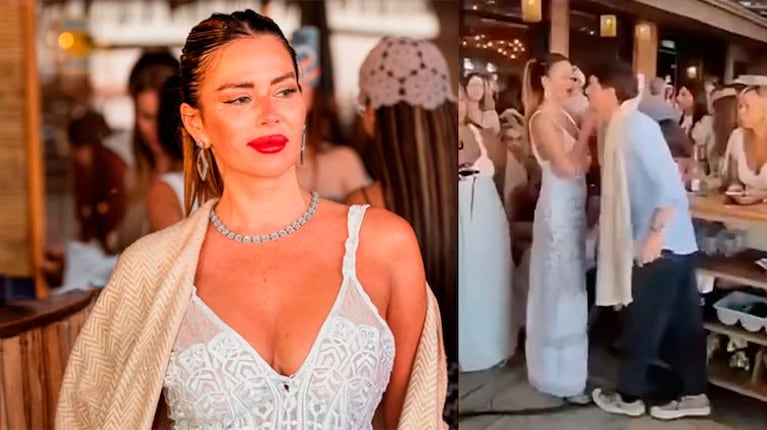 Karina Jelinek vivió un incómodo momento con un hombre que habría intentado besarla en un desfile