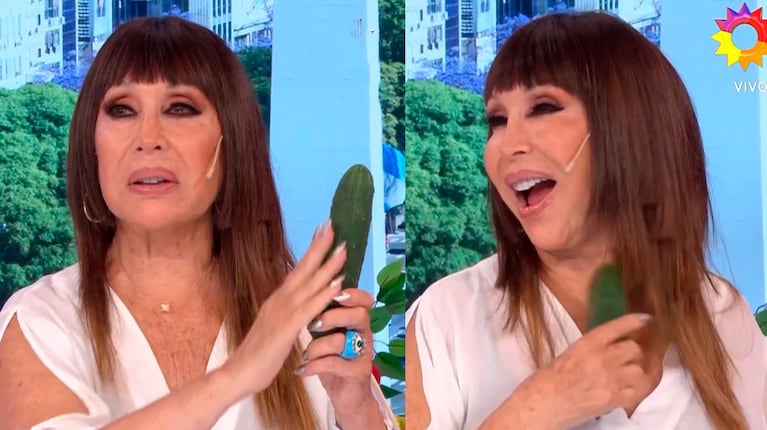 Moria Casán hizo el ritual del “pepino bondadoso” en vivo y una duendóloga explicó sus beneficios