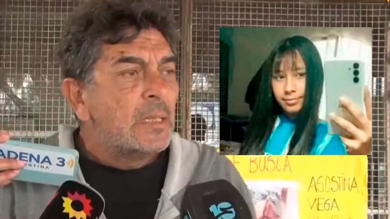 Caso Agostina: el abuelo explotó en vivo contra el ministro Quinteros en medio de la desesperada búsqueda
