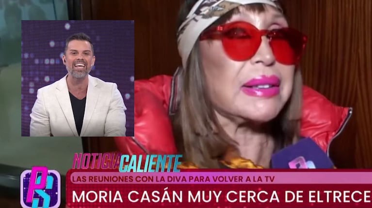 Moria Casán vuelve a la TV: Matías Vázquez adelantó qué programa hará en eltrece