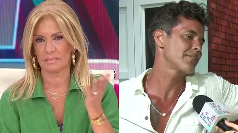 Susana Roccasalvo no perdonó la actitud de Mariano Martínez cuando le preguntaron por su vida sentimental: "Debería ir a trabajar a una oficina" 