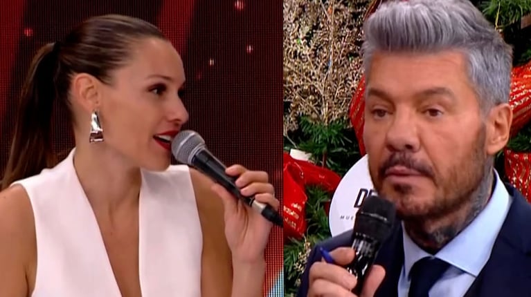 Pampita sorprendió a Marcelo Tinelli con una pregunta súper íntima sobre Milett Figueroa