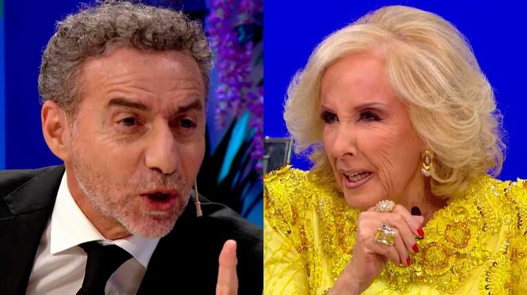 Mirtha Legrand le paró el carro en vivo a Luis Majul