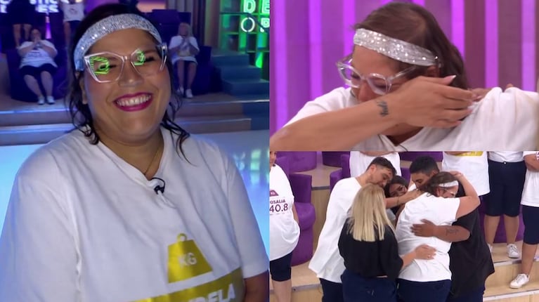 Emoción total en Cuestión de Peso: el llanto desconsolado de Candela al alcanzar su segunda alta