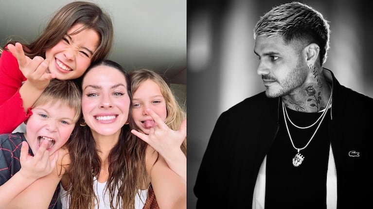 El video de la China con sus hijos, lejos de Mauro Icardi