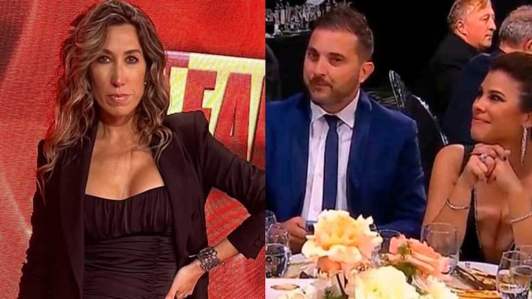 Diego Brancatelli asistió con Cecilia Insinga a los Martín Fierro y se cruzó a Luciana Elbusto: el momento