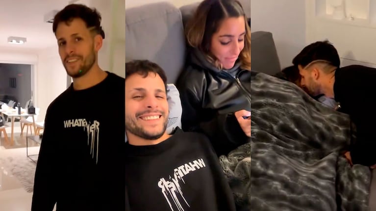 Joel de Gran Hermano mostró su casa nueva y dejó espiar su intimidad con Catalina Gorostidi: las imágenes