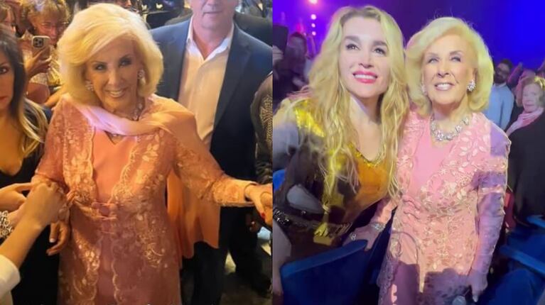 Mirtha Legrand fue a ver la obra de Fátima Florez tras la polémica y fue ovacionada por el público