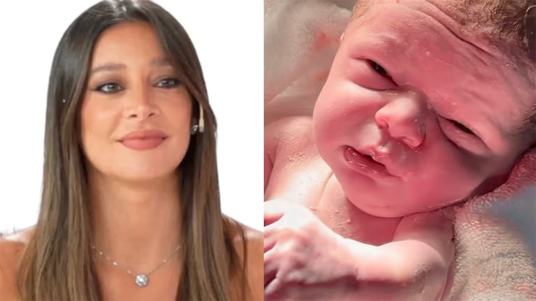Sol Pérez se mostró amamantando por primera vez a su hijo Marco: la foto