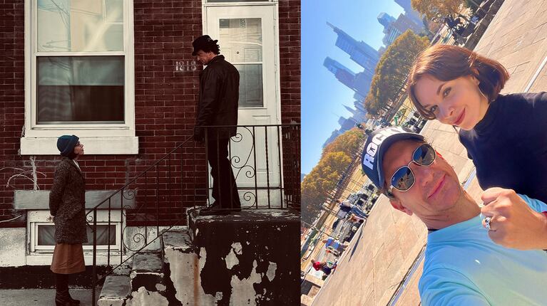 Nico Vázquez viajó a Filadelfia y confirmó a Dai Fernández como su pareja en “Rocky”