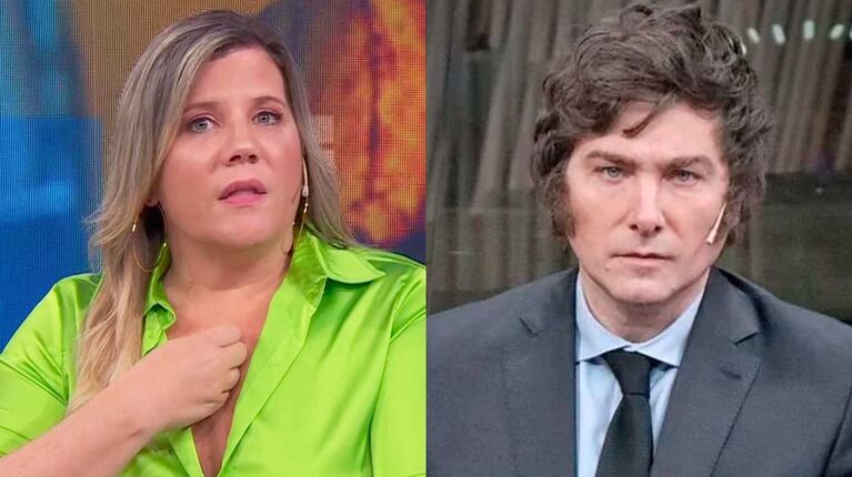 Al borde del llanto, Dominique Metzger le hizo un fuerte reclamo a Javier Milei