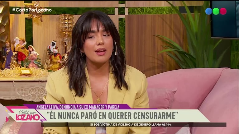 La cruda advertencia de Ángela Leiva tras denunciar a su ex por violencia de género