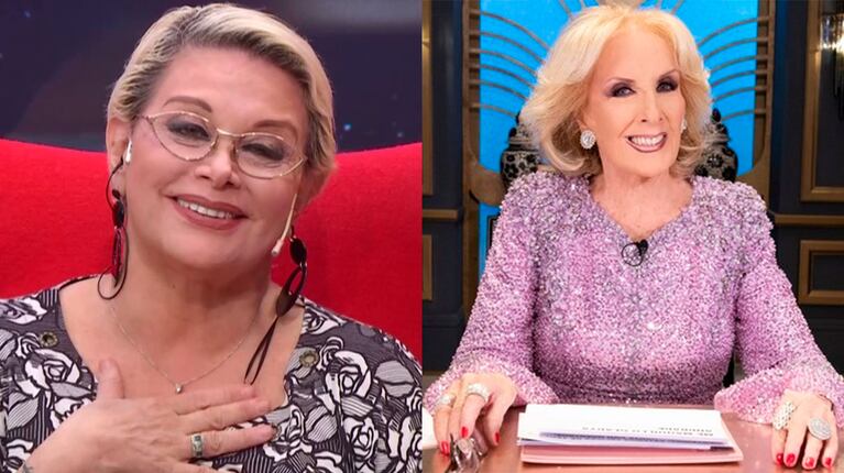 Carmen Barbieri y Mirtha Legrand 