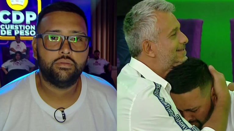 El llanto de Leandro tras recibir el alta en Cuestión de Peso: “Me rompí el alma para lograrlo”
