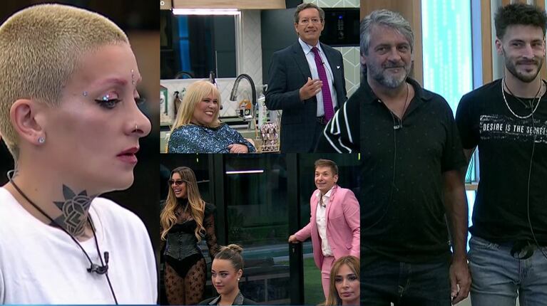 Sol Pérez, Gastón Trezeguet, Laura Ubfal y Ceferino Reato sorprendieron a los participantes de Gran Hermano